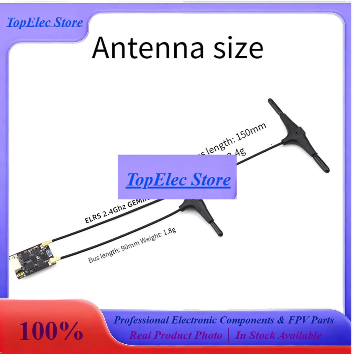 Drone Antenna - TopEssA26Z ELRS GEMINI RX Dual Receiver