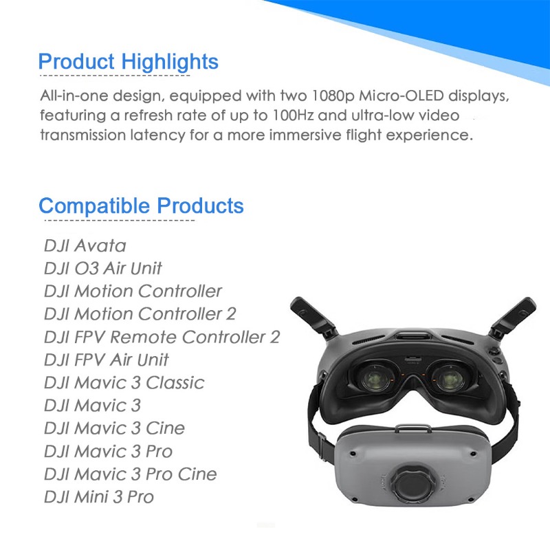 Dji Goggles - 97% NEW Used DJI FPV Goggles
