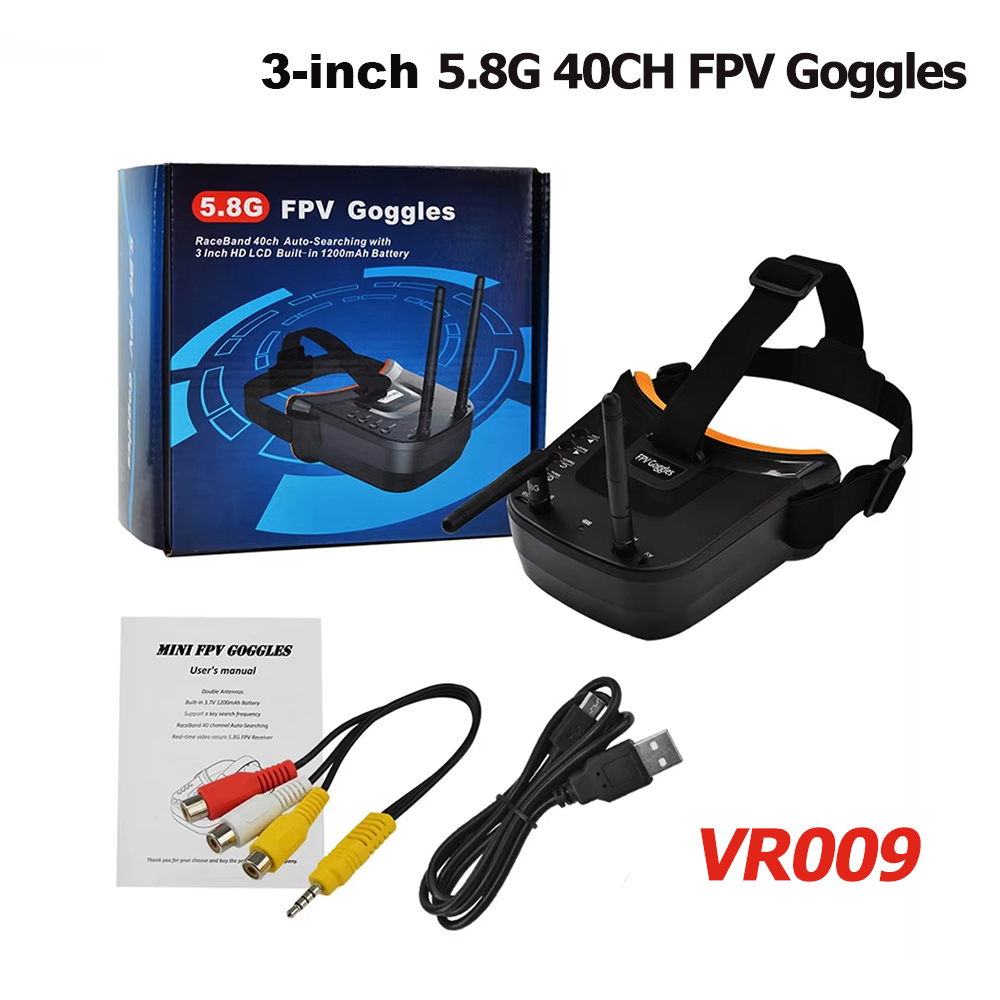 Goggles Fpv - VR009 FPV Video Goggles 3Inch 480*320