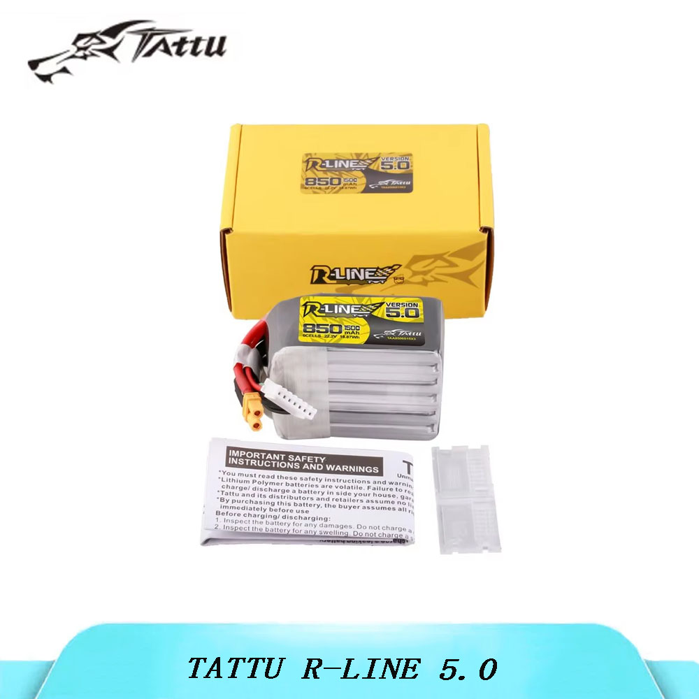 TATTU R-LINE 5.0 3S 4S 6S Lipo - огляд і ціна Lipo Battery 6S