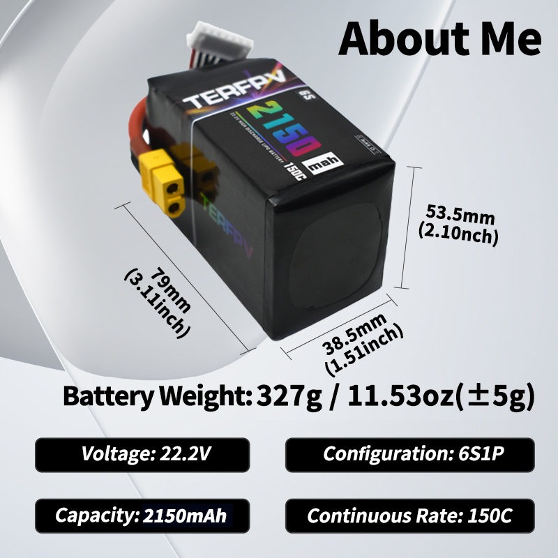 TERFPV Lipo Battery 6S 22.2V 1 - огляд і ціна Lipo Battery 6S