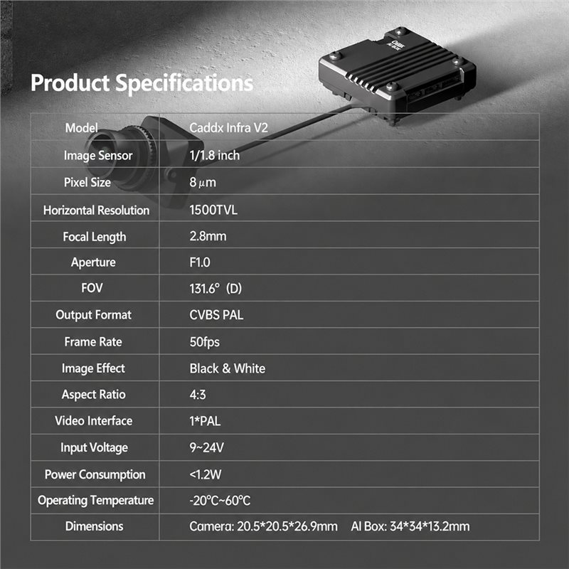Infra V2 1500TVL Analog FPV Ca - огляд і ціна Analog Fpv Camera