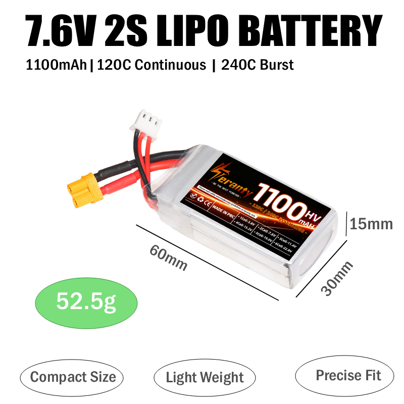 Teranty 2S 3S 4S 6S HV LiPo Pa - огляд і ціна Lipo Battery 6S