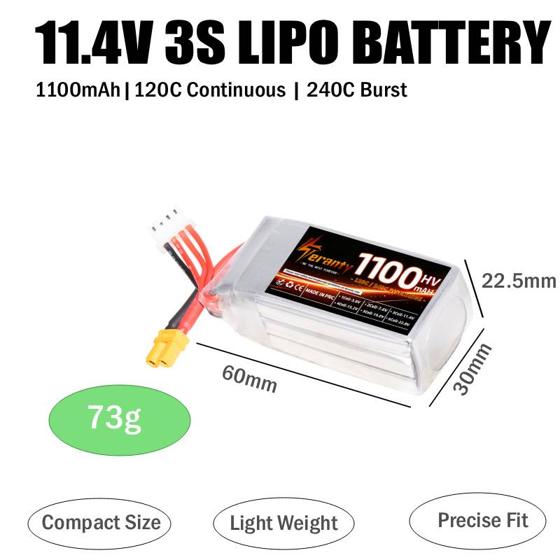 Teranty 2S 3S 4S 6S HV LiPo Pa - огляд і ціна Lipo Battery 6S
