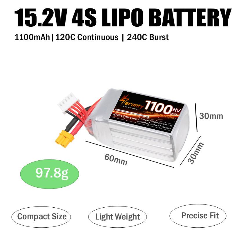 Teranty 2S 3S 4S 6S HV LiPo Pa - огляд і ціна Lipo Battery 6S
