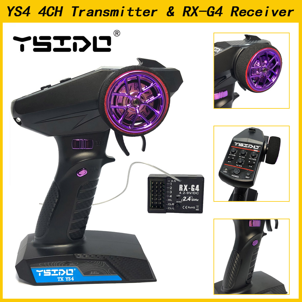 YSIDO YS4 2.4GHz 4CH Radio Sys - огляд і ціна Radio Transmitter 2.4Ghz