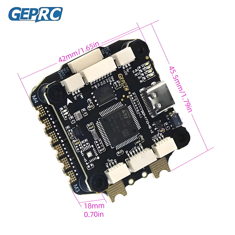 APGEPRC TAKER F722 BLS 65A V2  - огляд і ціна F722 Flight Controller