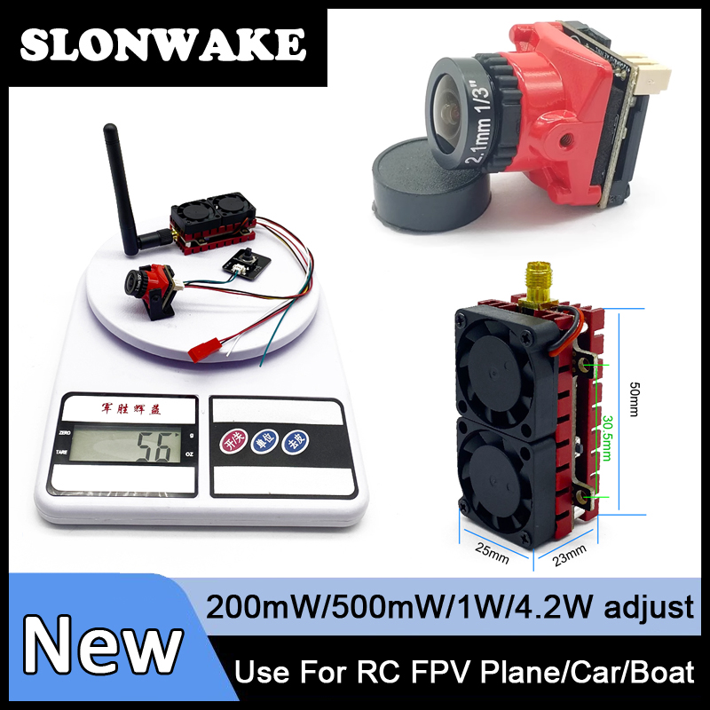 SLONWAKE 5.8G 48CH 4.2W VTX Tr - огляд і ціна Goggles Fpv