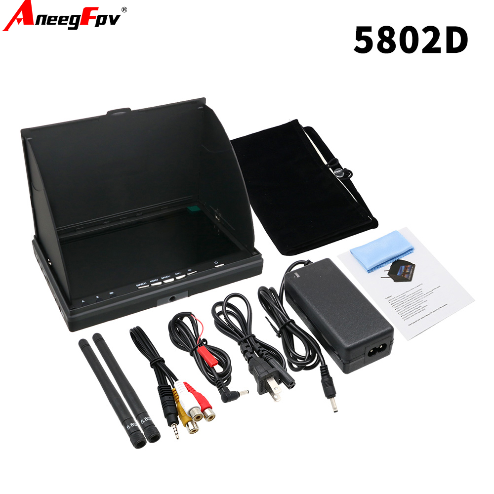 LCD5802D LCD5802S 7 Inch 5.8G  - огляд і ціна Goggles Fpv