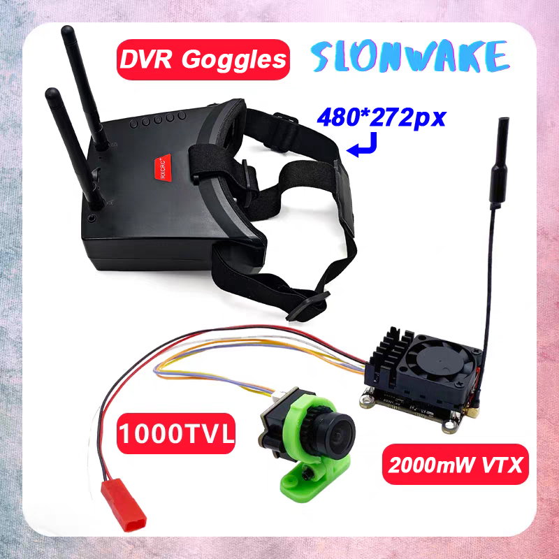 Over 20Km Range 5.8Ghz 2W FPV  - огляд і ціна Goggles Fpv